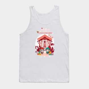 Christmas red Tank Top